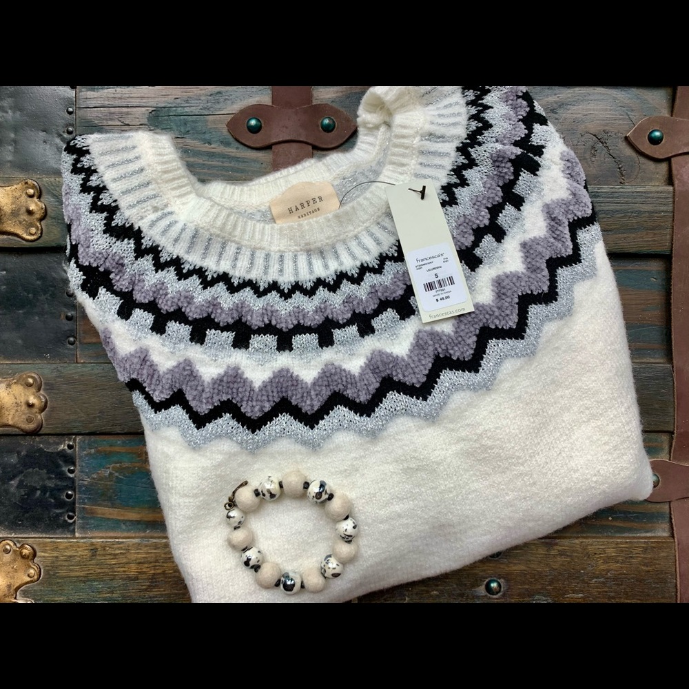 NWT Harper Heritage Francesca’s Icelandic Sweater